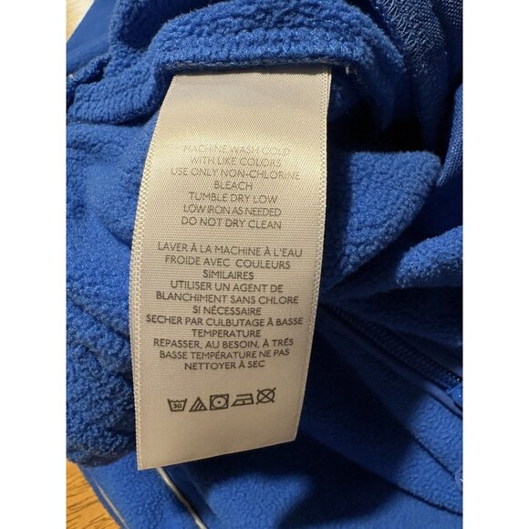URBAN OUTFITTERS Dewy Polar Fleece Bright Blue Athletic Winter Joggers Medium - Picture 8 of 8